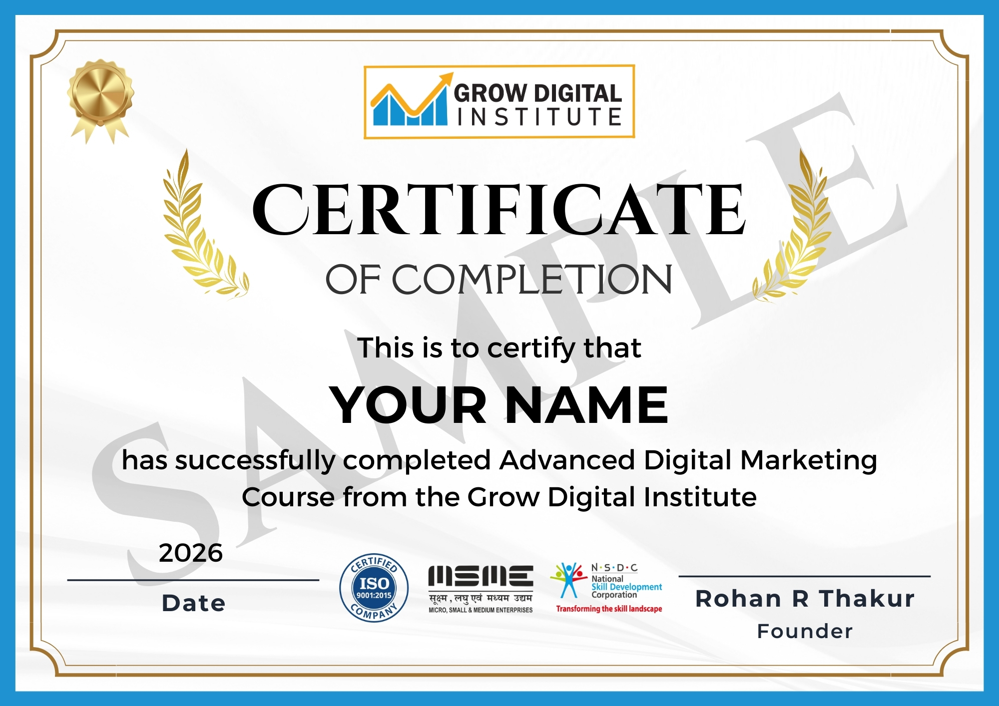 Grow Digital Certificate
