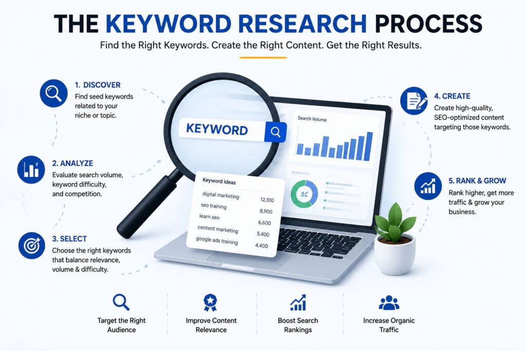 Keyword Research: The Complete Beginner’s Guide to Finding High-Ranking SEO Keywords in 2026 3 keyword-research