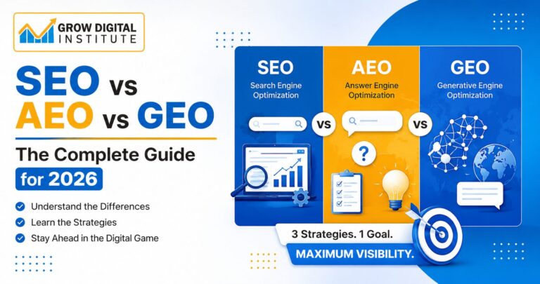 SEO vs AEO vs GEO: The Complete Guide for 2026