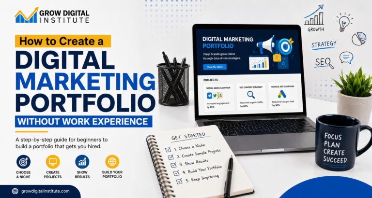 How to Create a Digital Marketing Portfolio Without Work Experience